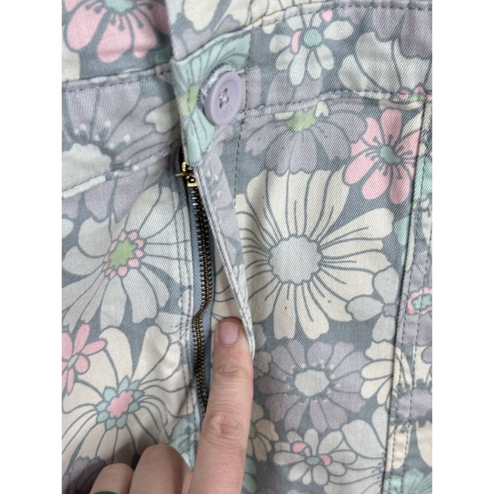 LEE x Free People Floral Union Alls Coveralls Jumpsuit L Workwear Boho Utility - Picture 6 of 14